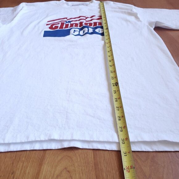 Vintage 90s Bill Clinton Gore T Shirt XL Single Stitch Campaign Democrat Cotton - Picture 8 of 9